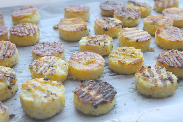 Mushroom Polenta Bites // shutterbean