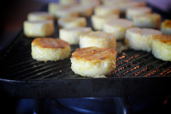 Mushroom Polenta Bites // shutterbean