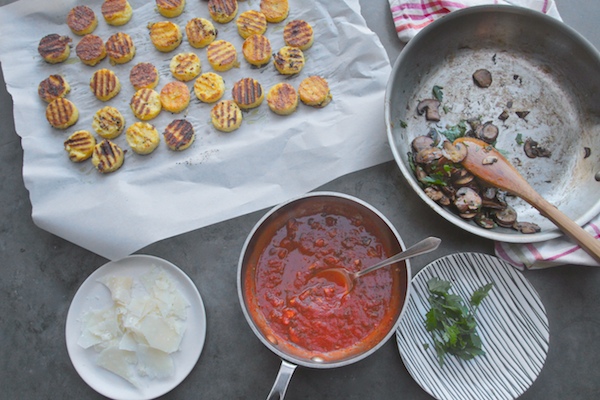 Mushroom Polenta Bites // shutterbean