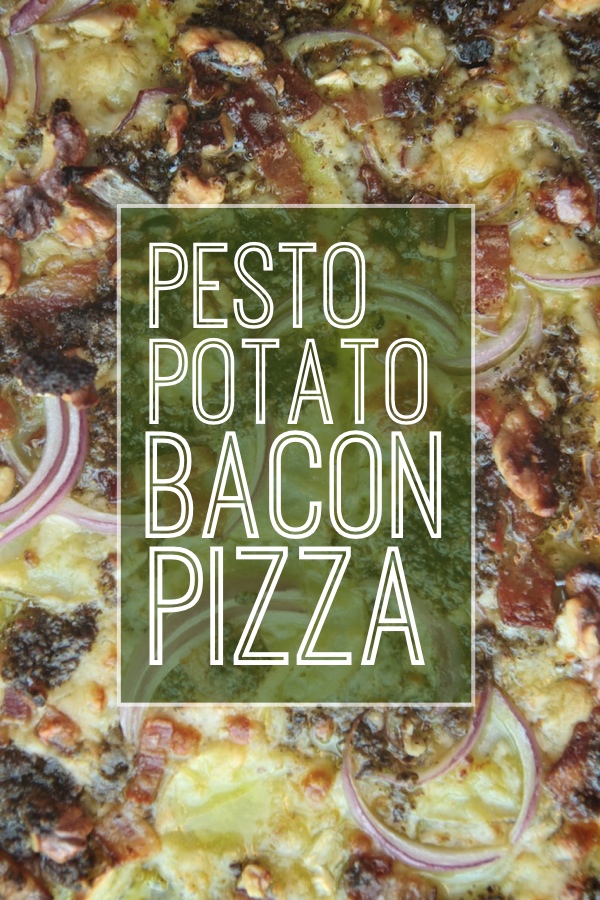 Pesto Potato Bacon Pizza // shutterbean