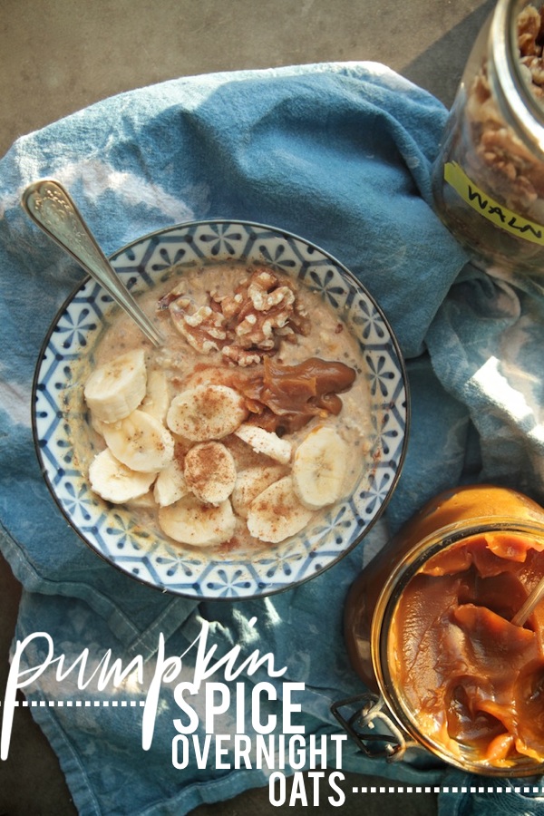 Pumpkin Spice Overnight Oats // shutterbean