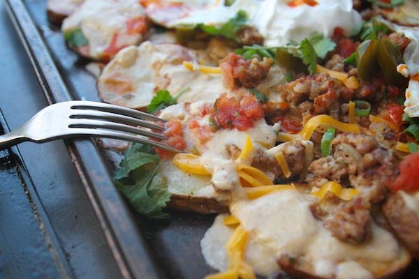 Roasted Potato Breakfast Nachos // shutterbean