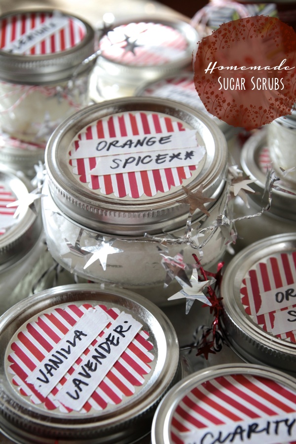 Homemade Sugar Scrubs // shutterbean