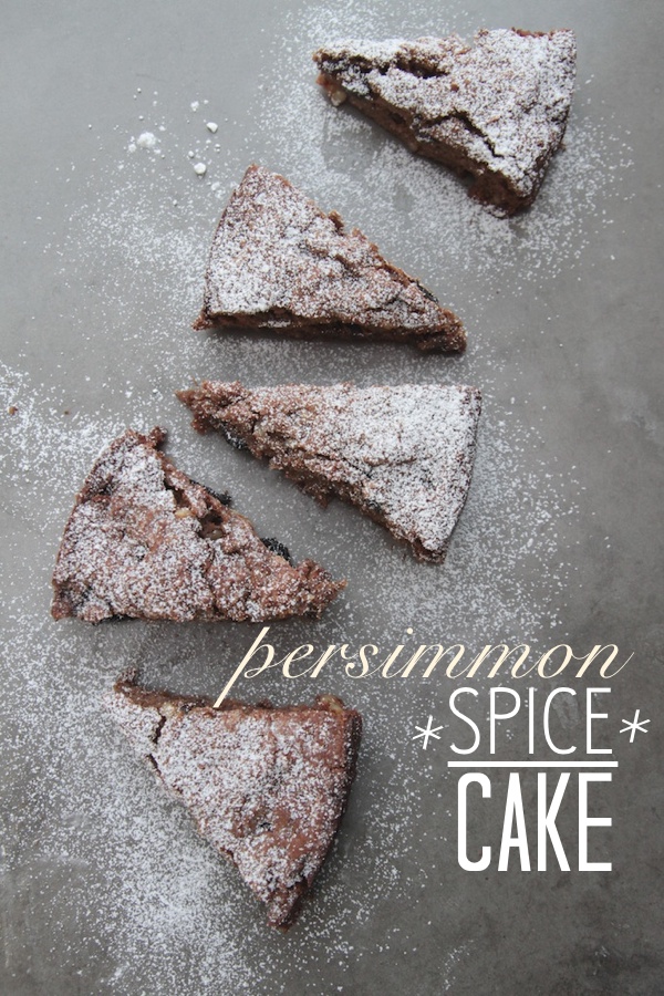 Persimmon Spice Cake // shutterbean
