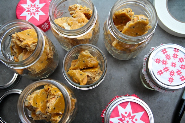 Roasted Cashew & Sesame Brittle // shutterbean