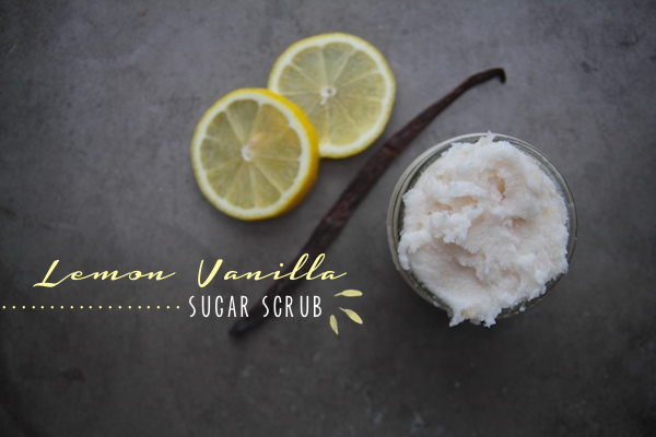 Lemon Vanilla Sugar Scrub // shutterbean