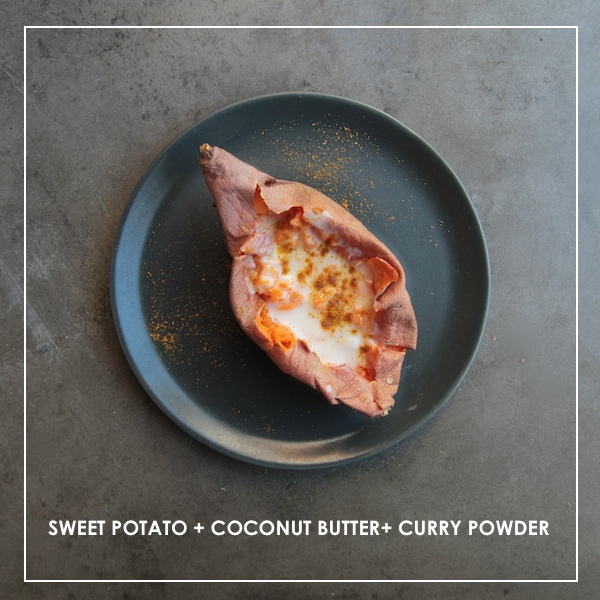 Sweet Potato + Coconut Butter + Curry Powder