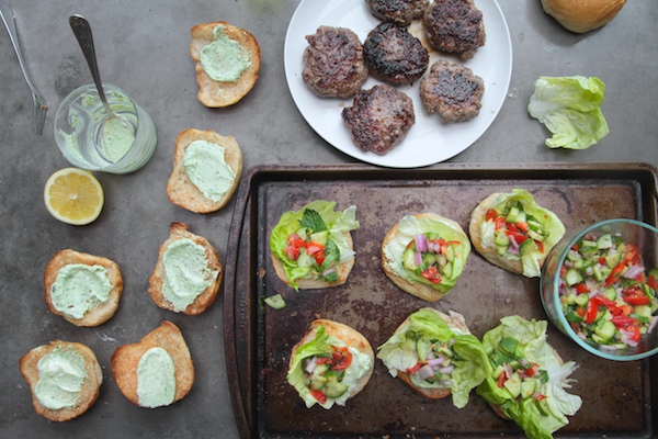 Greek Lamb Sliders // shutterbean