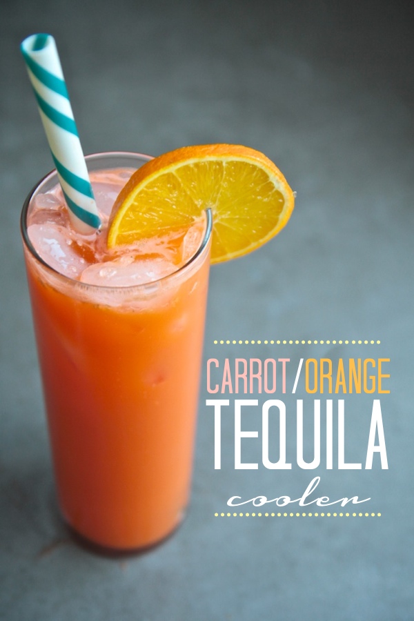 Carrot & Orange Tequila Coolers from Shutterbean made with Patron Tequila!