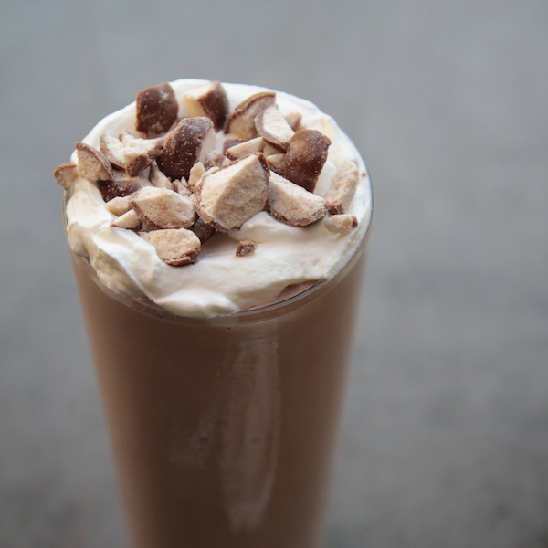 Bittersweet Chocolate Malted Milkshake // shutterbean.com