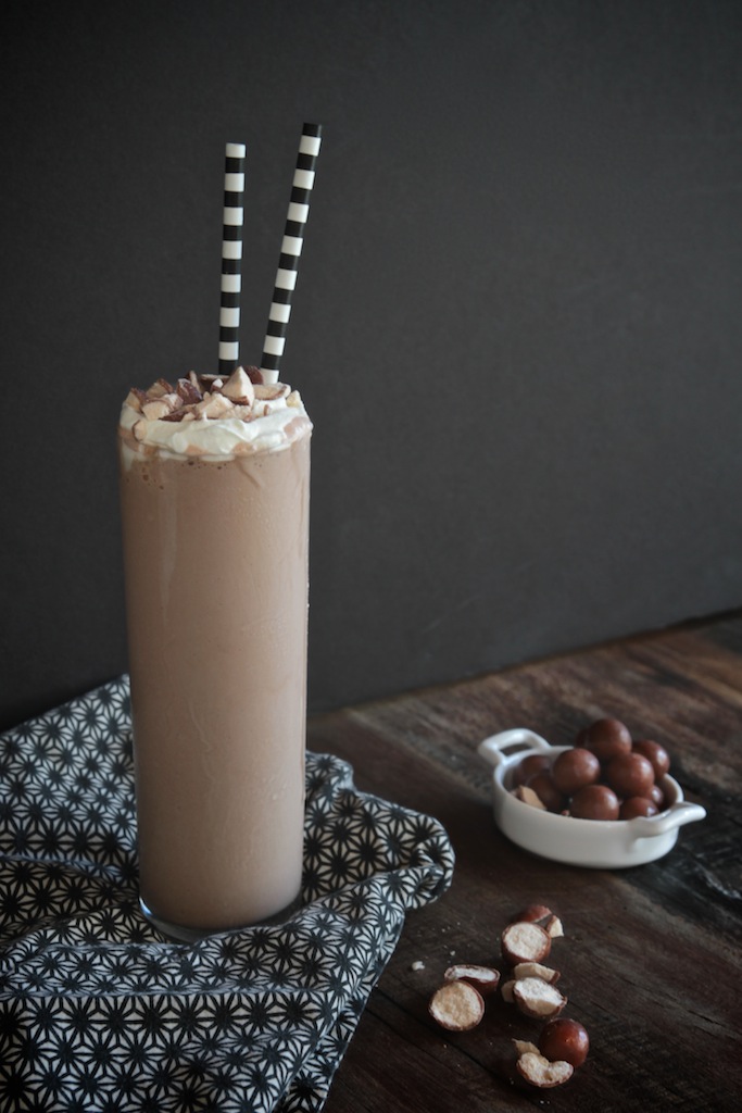 Bittersweet Chocolate Malted Milkshake // shutterbean.com