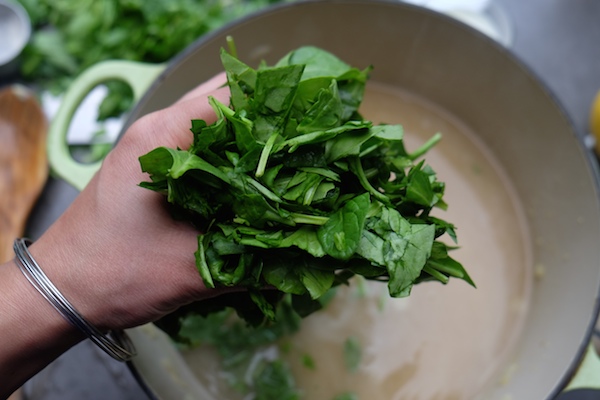 Cream of Spinach Soup // shutterbean