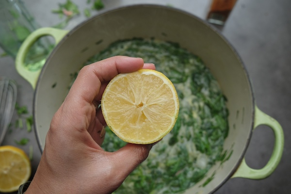 Cream of Spinach Soup // shutterbean