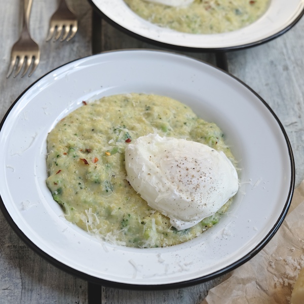 Broccoli Pesto Polenta || shutterbean 