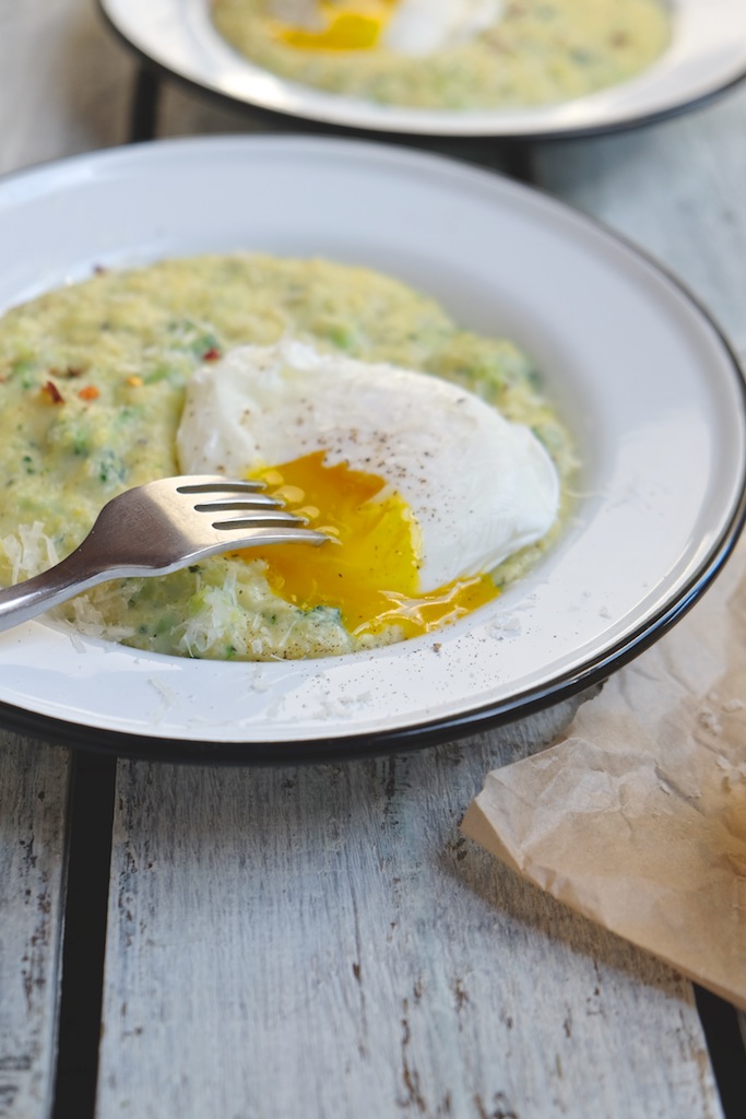 Broccoli Pesto Polenta || shutterbean 