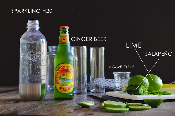 Jalapeño Ginger Lime Spritzers || shutterbean 