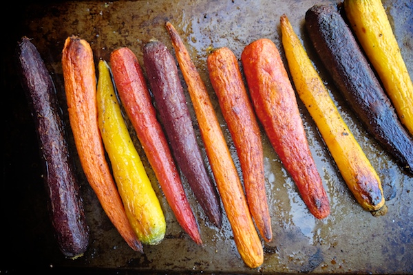 Roasted Carrots with Yogurt & Cilantro Sauce || shutterbean