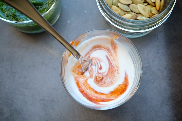 Roasted Carrots with Yogurt & Cilantro Sauce || shutterbean