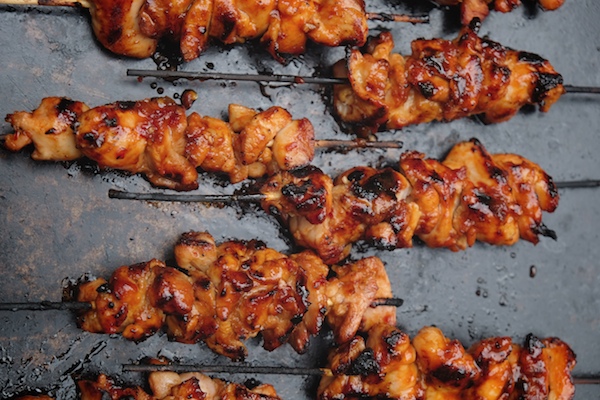 Skewered: Sambal chicken skewers