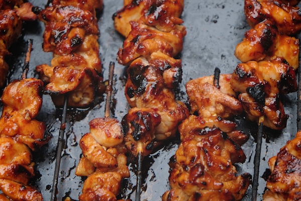 Skewered: Sambal chicken skewers