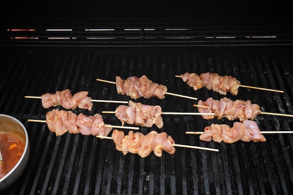 Skewered: Sambal chicken skewers