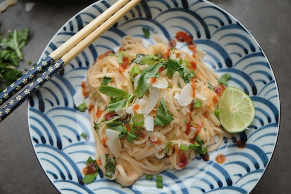 Spicy Coconut Noodles || Shutterbean