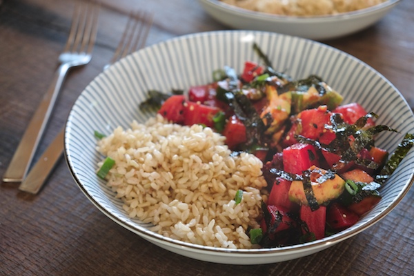 Beet & Avocado Poke // shutterbean