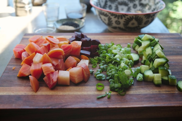 Beet & Avocado Poke // shutterbean