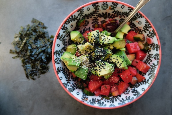 Beet & Avocado Poke // shutterbean