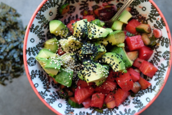 Beet & Avocado Poke // shutterbean