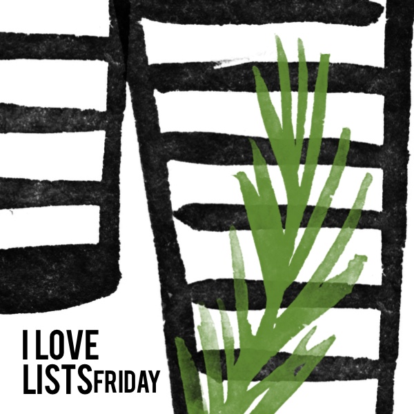 I LOVE LISTS FRIDAY