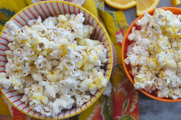 Orange Creamsicle Popcorn // shutterbean