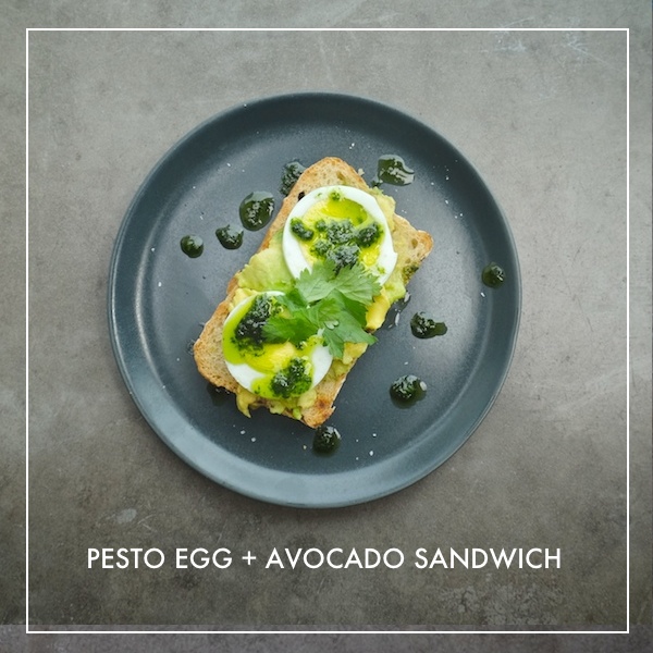 Pesto Egg & Avocado Sandwich // shutterbean