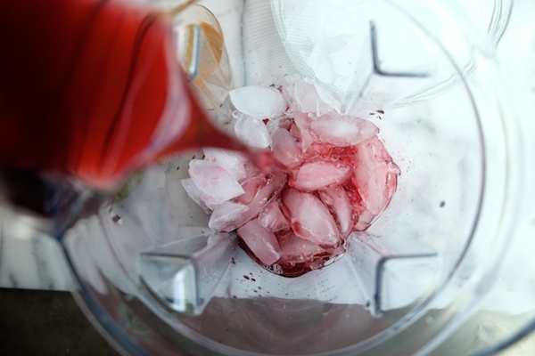 Boozy Cherry Slushies // shutterbean