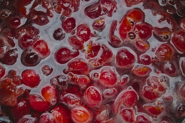 Boozy Cherry Slushies // shutterbean