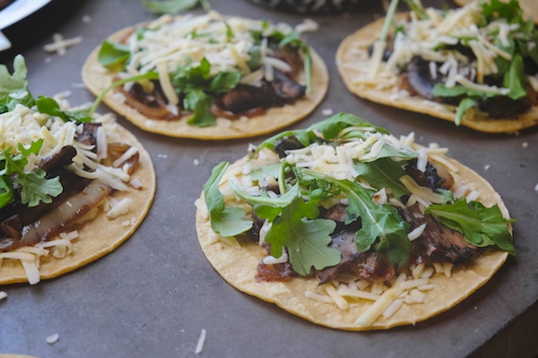 Mushroom & Caramelized Onion Quesadillas // shutterbean