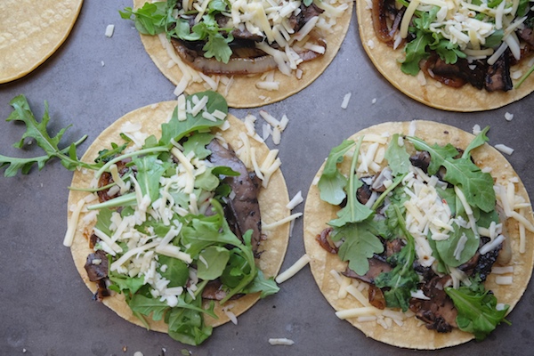 Mushroom & Caramelized Onion Quesadillas // shutterbean