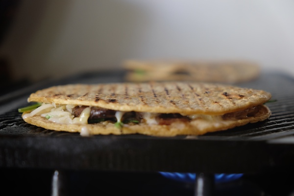 Mushroom & Caramelized Onion Quesadillas // shutterbean