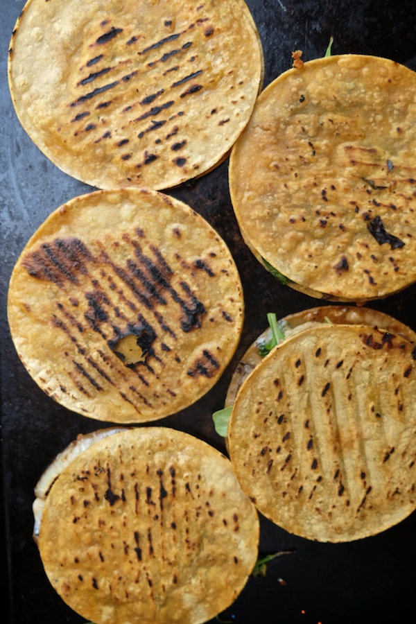 Mushroom & Caramelized Onion Quesadillas // shutterbean