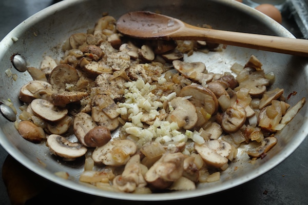 Mushroom & Spinach Baked Rice Bowls // shutterbean