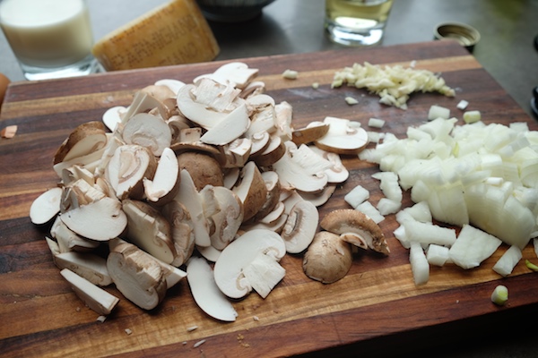 Mushroom & Spinach Baked Rice Bowls // shutterbean