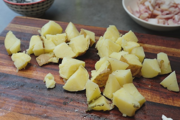 Bacon Pesto Potato Hash // shutterbean