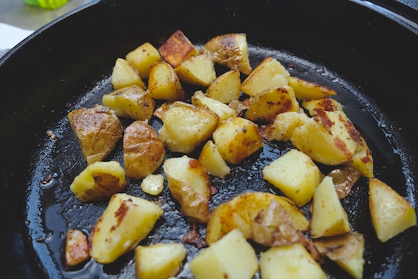 Bacon Pesto Potato Hash // shutterbean