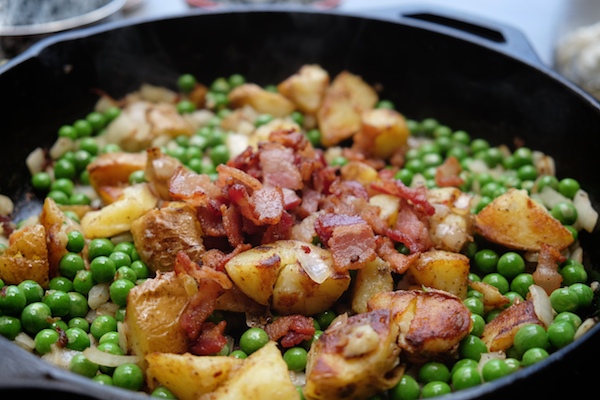 Bacon Pesto Potato Hash // shutterbean