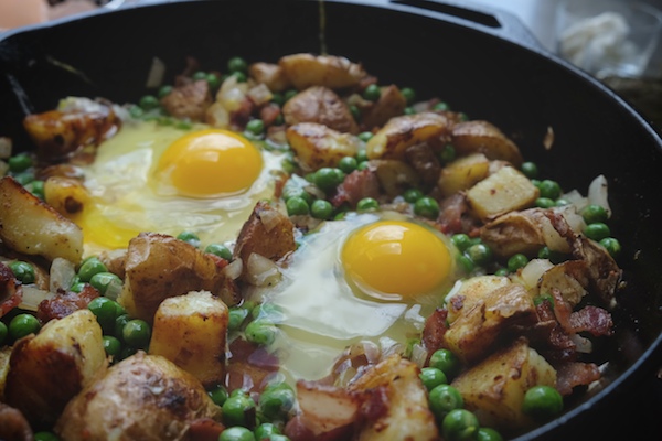 Bacon Pesto Potato Hash // shutterbean