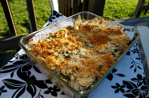 Baked Zucchini with Goat Cheese