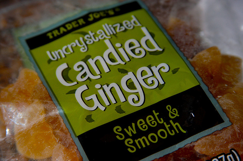 Uncrystallized Candied Ginger