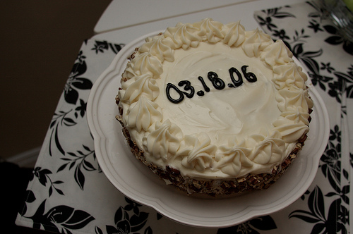 Happy Anniversary Carrot Cake!