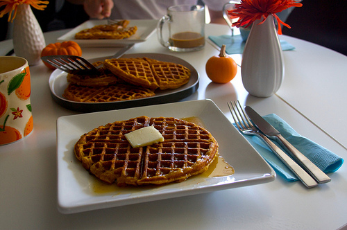 Pumpkin Waffles