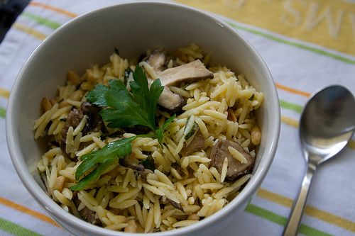 Mushroom & Lemon Orzo